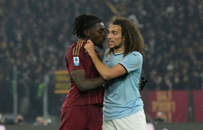 Lazio: Teammates in the French team, Guendouzi and Koné clash badly during the derby