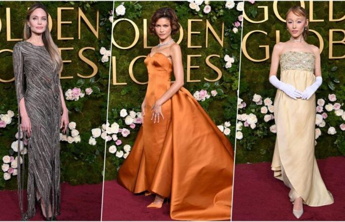 Angelina Jolie, Zendaya, Ariana Grande… discover the looks from the 2025 Golden Globes Awards