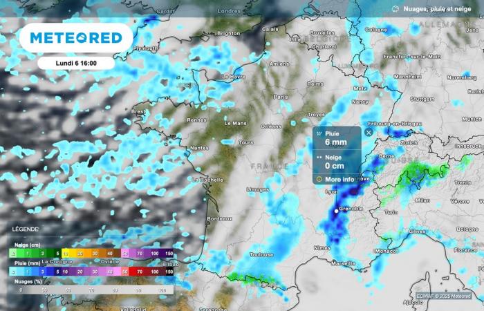 very heavy rain forecast in France in connection with storm Floriane. What do our maps show?