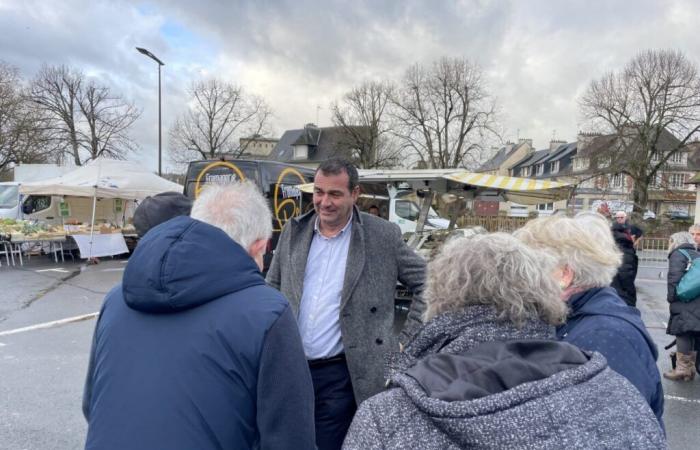 Christophe Blanchet, deputy for Calvados, begins the year with a tour of the Côte Fleurie