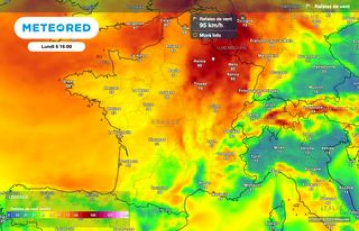 very heavy rain forecast in France in connection with storm Floriane. What do our maps show?