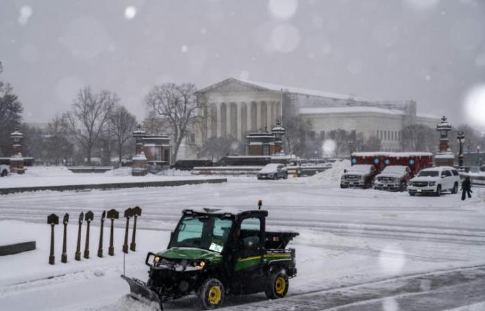 Winter storm in the central and eastern United States, Washington under snow – 01/07/2025 at 00:51