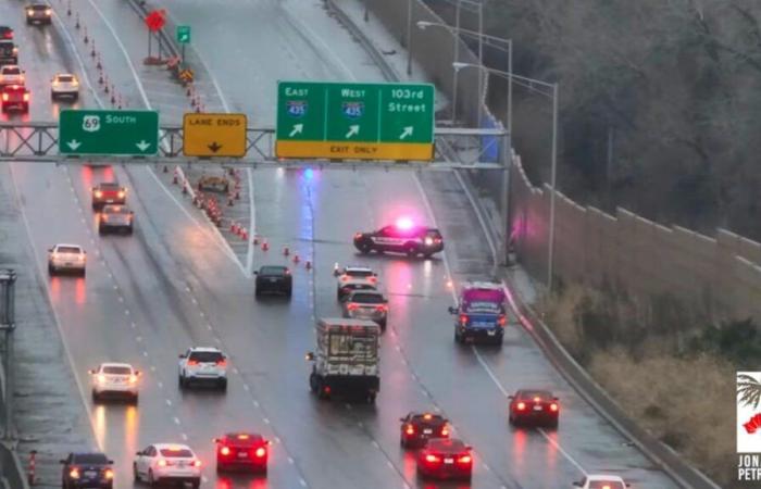 Winter storm: Roads transformed into ice rinks in central United States