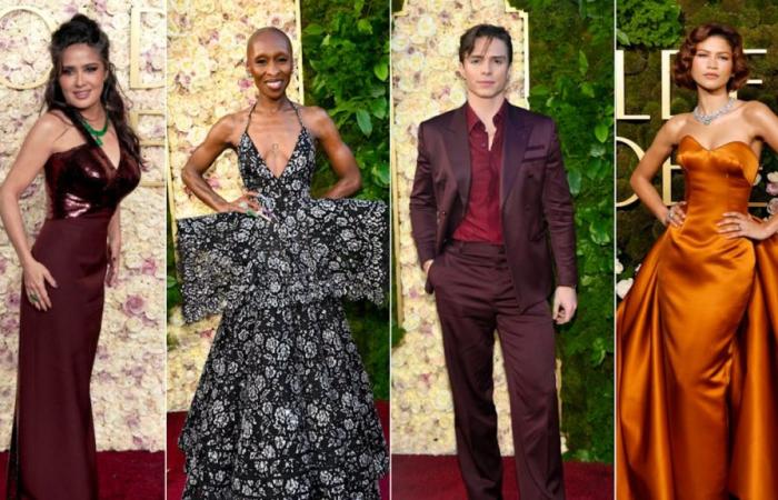 There was no shortage of outfits at the Golden Globes