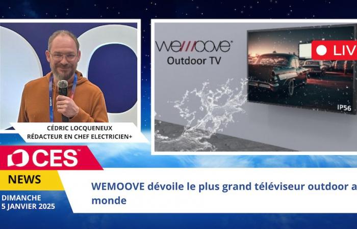 WEMOOVE hits hard at CES 2025 with the largest outdoor TV in the world