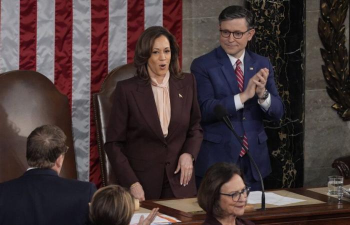 In Congress, Harris declares Trump victory and admits defeat