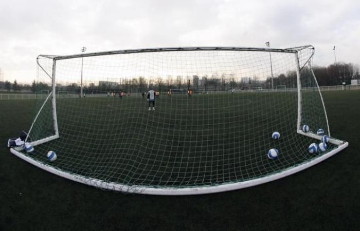 an amateur football match interrupted after racist insults