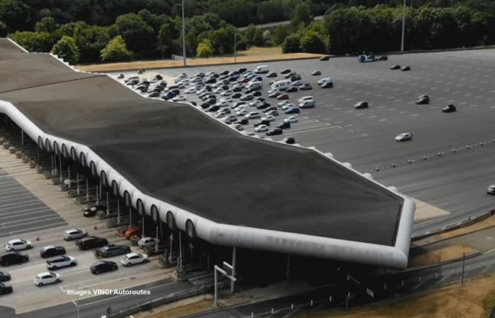 work on the A10 to build a road to recharge electric cars