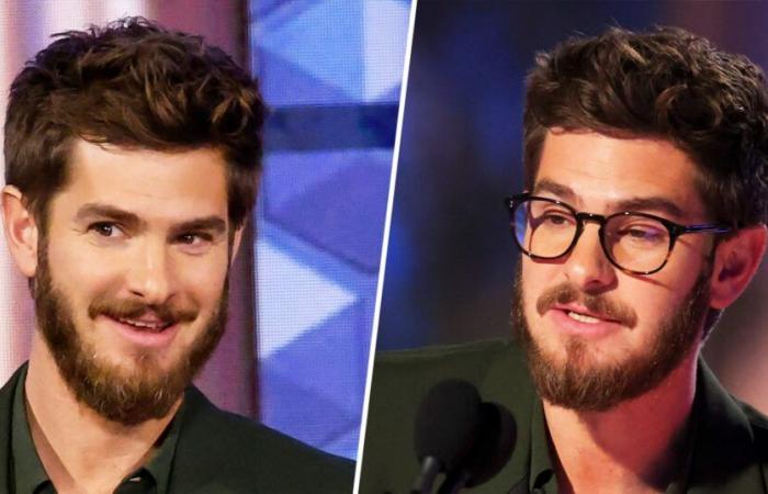 Andrew Garfield Becomes Meme After Putting on Reading Glasses at 2025 Golden Globes