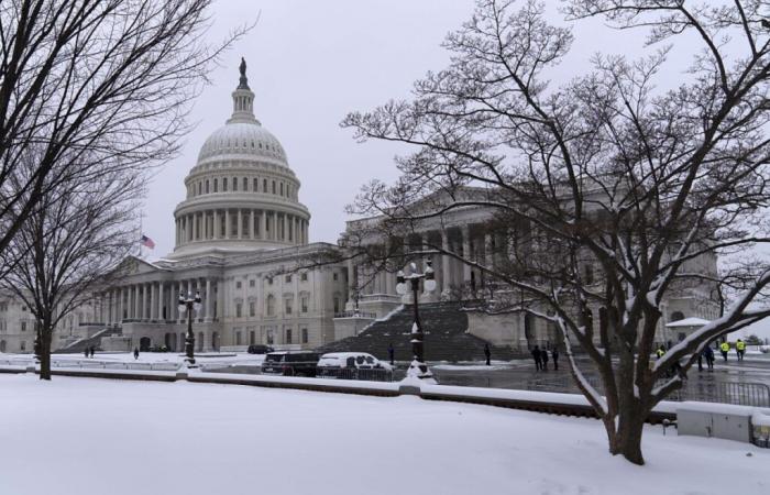 The United States swept by a winter storm