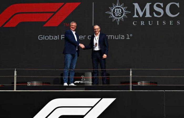 MSC Cruises becomes the official sponsor of three Formula 1 Grand Prix in 2025