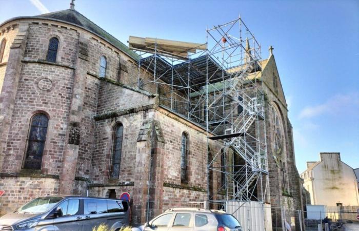 the opening of this church in Finistère delayed