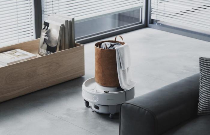 the robot vacuum cleaner that finally brings you coffee thanks to its mobile tray