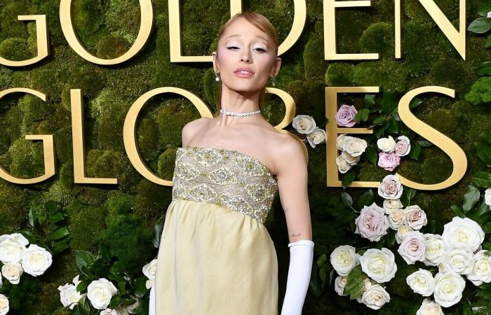 Ariana Grande dazzles in vintage Givenchy at the 2025 Golden Globes