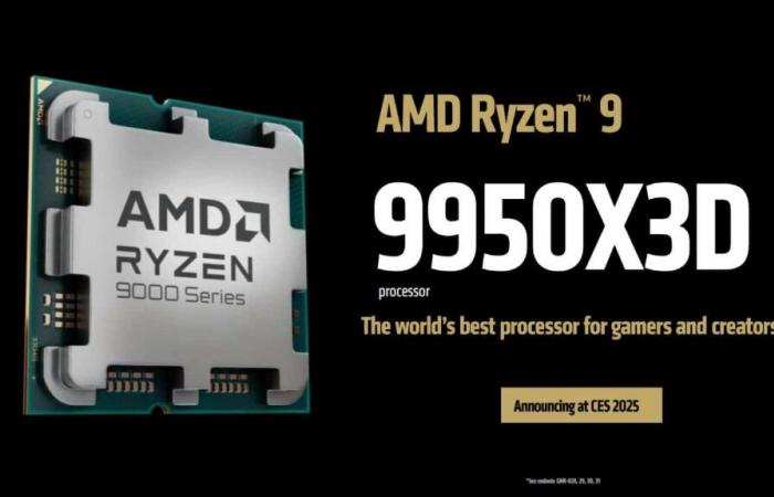 [CES2025] AMD unveils the Ryzen 9 9900X3D and 9950X3D