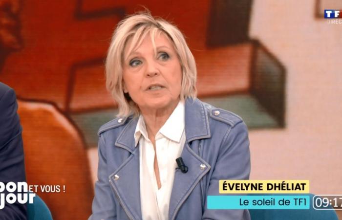 Evelyne Dhéliat: big mistake about the identity of her husband