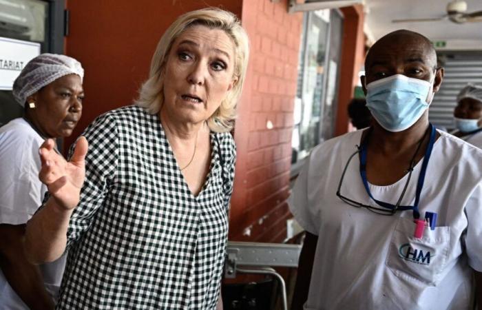 in Mayotte, Marine Le Pen faced with the dismay of healthcare workers