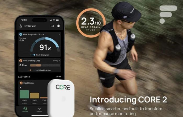 This sensor can analyze your sports performance based on your temperature