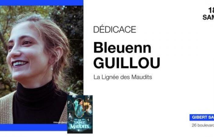 Dedication Bleuenn Guillou – Gibert Joseph Paris 6 Librairie – Paris, 75006