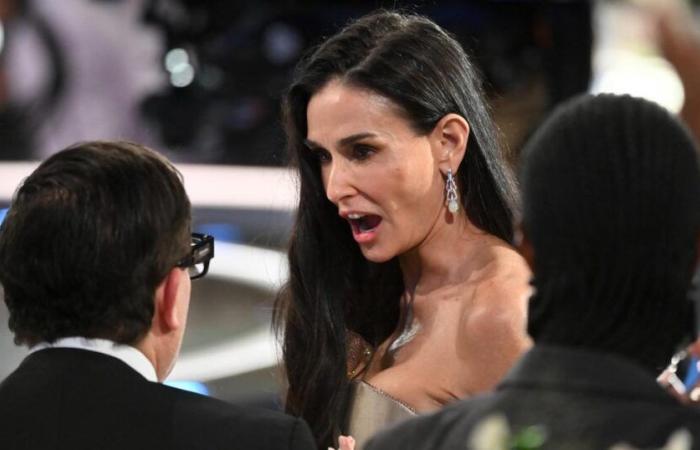 Did Demi Moore snub Kylie Jenner during the Golden Globes?