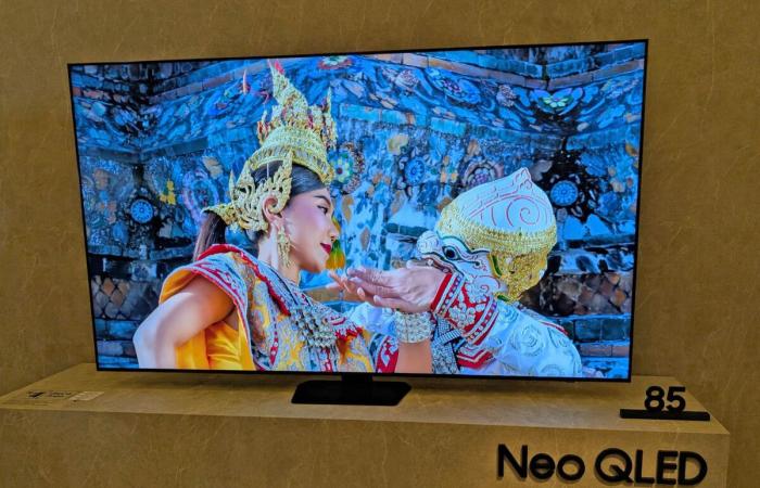 Samsung is thinking big for its QN90F and Q80F TVs with models up to 115 inches