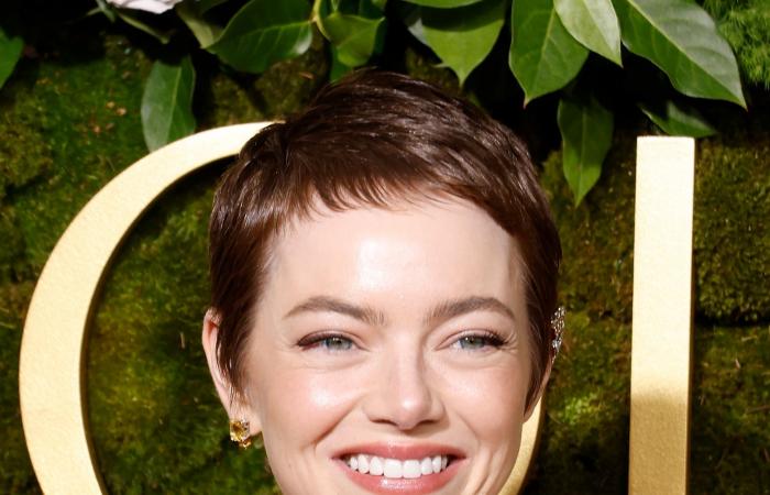 Emma Stone reveals a new ultra short haircut at the 2025 Golden Globes, Nicole Kidman goes for volume