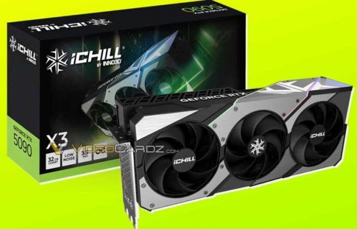 Inno3D RTX 5090 iChill X3D: the card leaked on the web!