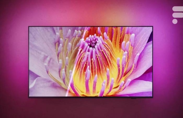 The good deal at the start of 2025 is this 55″ Philips Ambilight 4K TV for less than €380