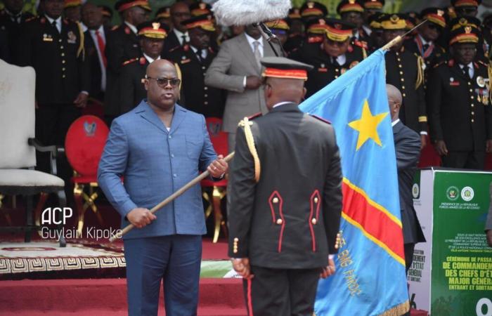 General Jules Banza takes the baton of command of the FARDC