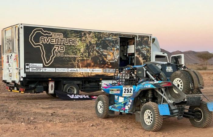 a team from Celles-sur-Belle set off in the Africa Eco Race