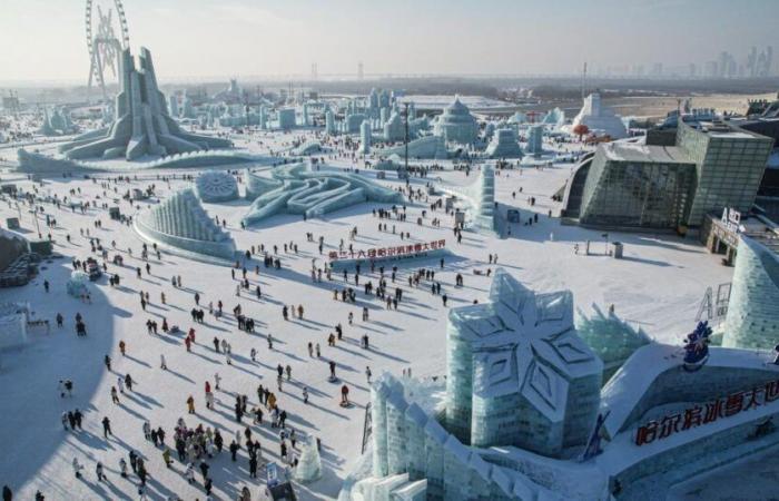 In China, the incredible images of the ice world of Harbin