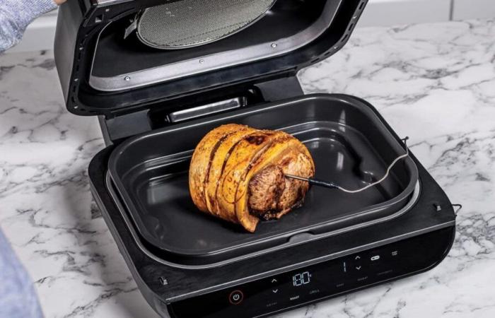 This indoor grill is at a reduced price, you will find it at Ninja