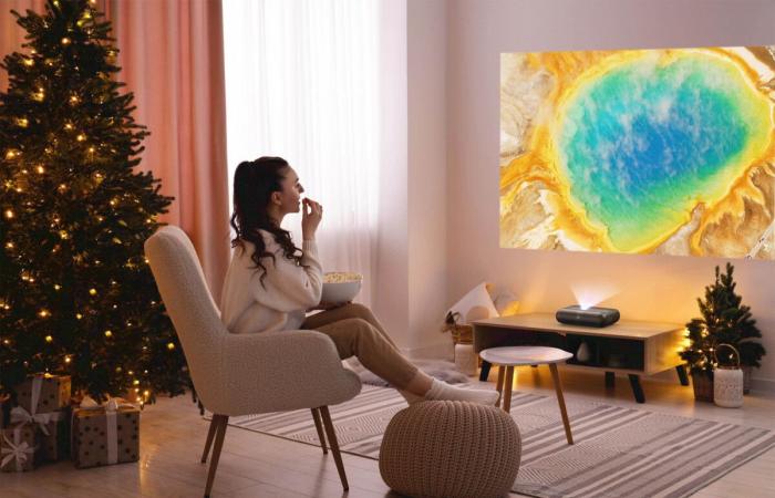 Two new compact video projectors launched by Yaber at CES 2025, including an ultra short throw