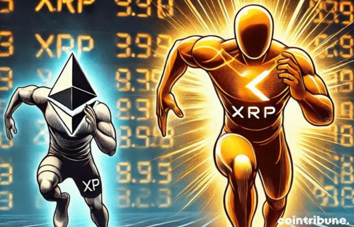 XRP on the attack, the gap with Ethereum is narrowing