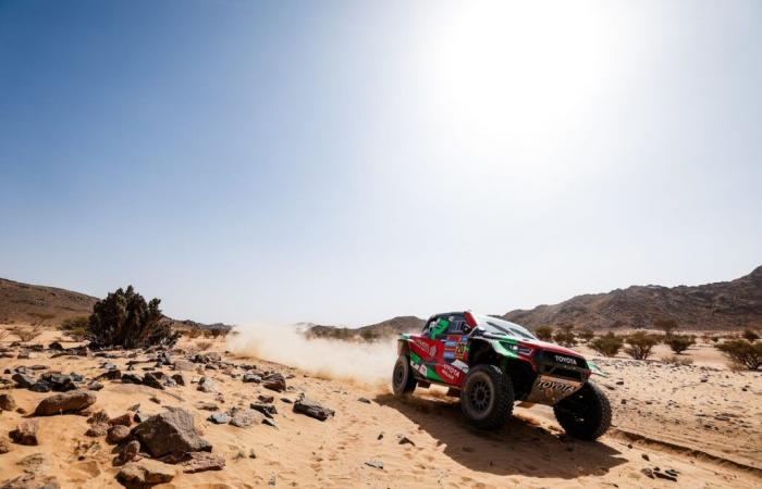 Al Rajhi wins the stage 48 hours, Loeb makes up for lost time