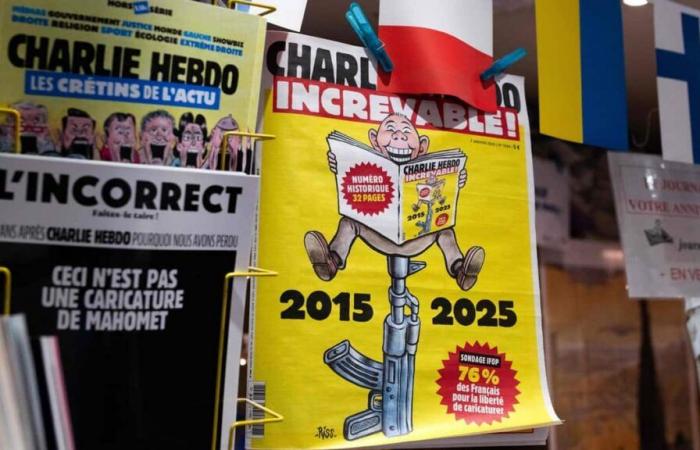 Ten years after the attacks in Paris, “Charlie Hebdo” still “wants to laugh”