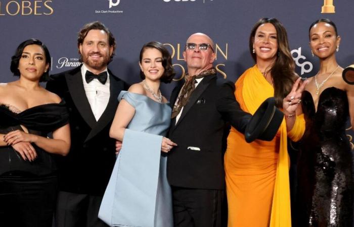 The musical “Emilia Perez” wins four awards at the Golden Globes, including best foreign film