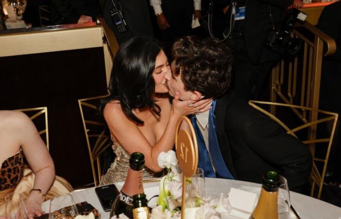 Kylie Jenner and Timothée Chalamet, more in love than ever at the 2025 Golden Globes