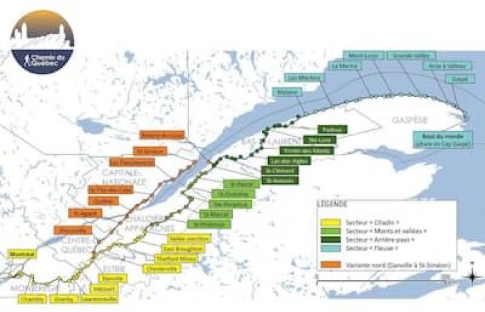 The Chemin du Québec, which connects Montreal to Gaspé, is attracting more and more fans