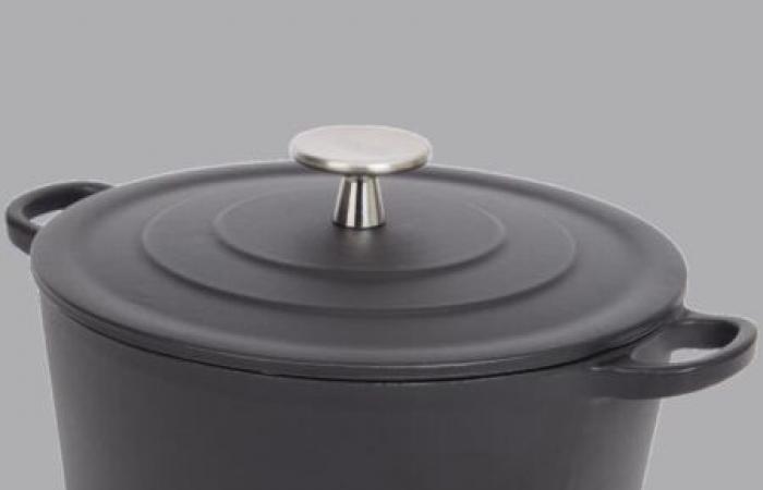 This Action casserole at a very low price is the equivalent of a large, well-known brand