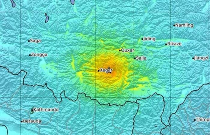 Earthquake in Tibet: 53 dead and many buildings destroyed