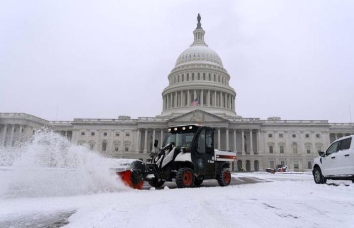 Washington under the snow, -18°C… Photos of the winter storm in the United States