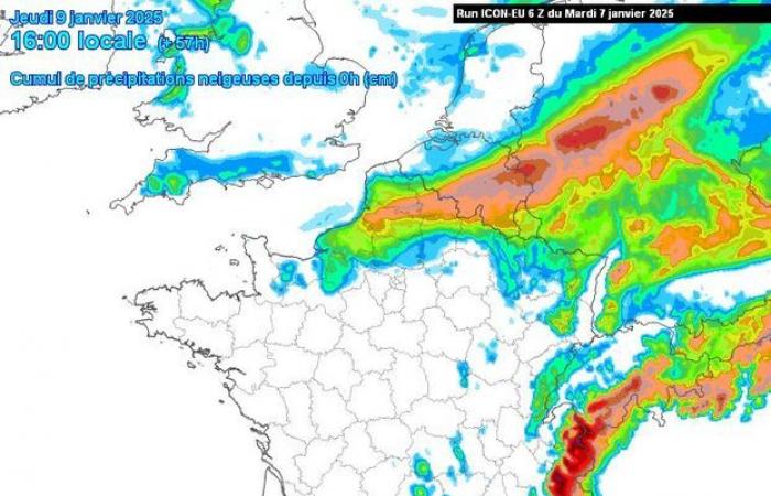 Snow: up to 10 cm on the ground, the North and Île-de-France affected… New falls expected from Wednesday