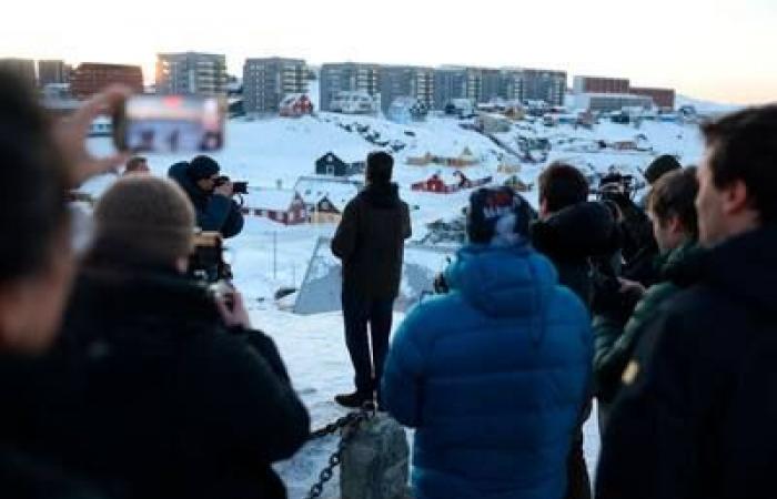 Donald Trump Jr begins his private visit to Greenland