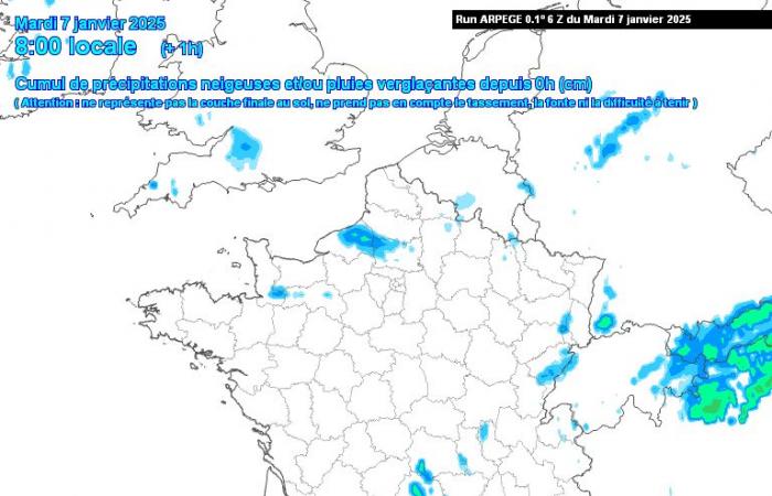 “up to 10 cm expected locally” in France this week, here’s what to expect