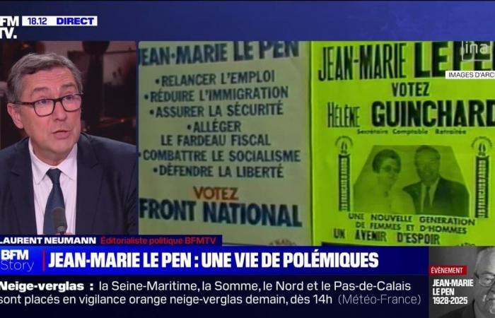 “We no longer remember today the violence that surrounded Jean-Marie Le Pen’s party”