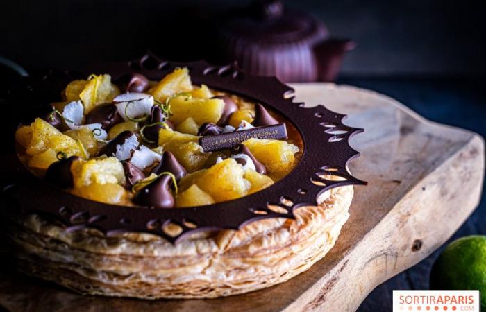 The astonishing Galette des Rois from La Maison Du Chocolat 2025: Royal Pineapple