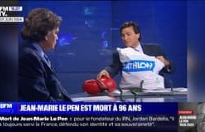 Jean-Marie Le Pen and Bernard Tapie “insulted each other in front of the cameras and, in private, they drank”