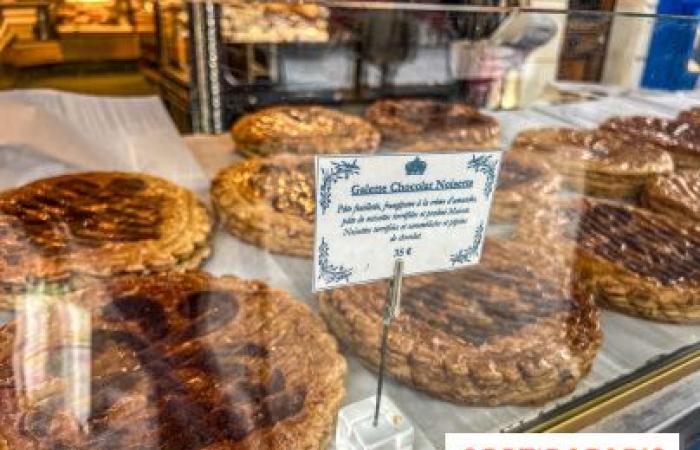 Traditional Galette des Rois from Stohrer 2025, the essential frangipane galette