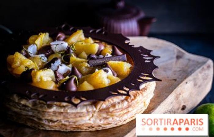 The astonishing Galette des Rois from La Maison Du Chocolat 2025: Royal Pineapple